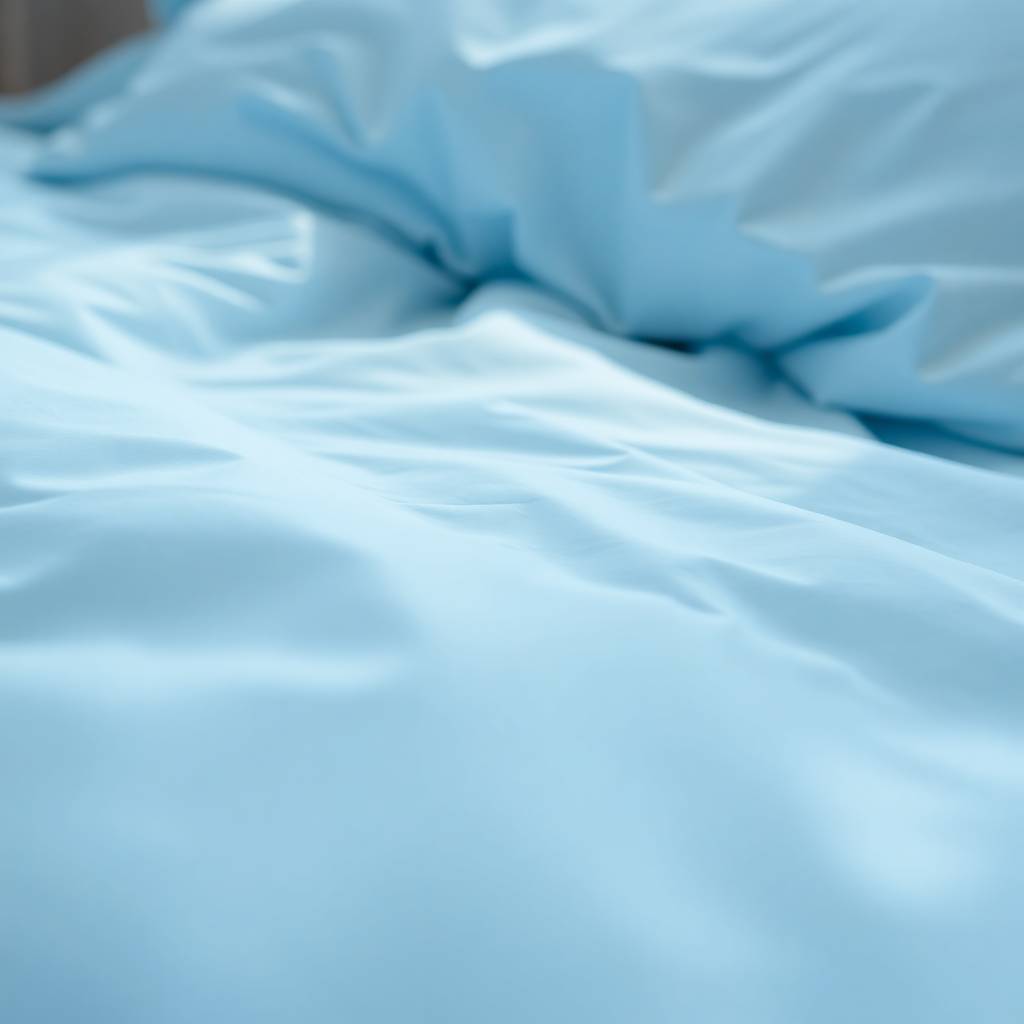 Blue Duvet Cover Set 3PC Egyptian Cotton 1000TC