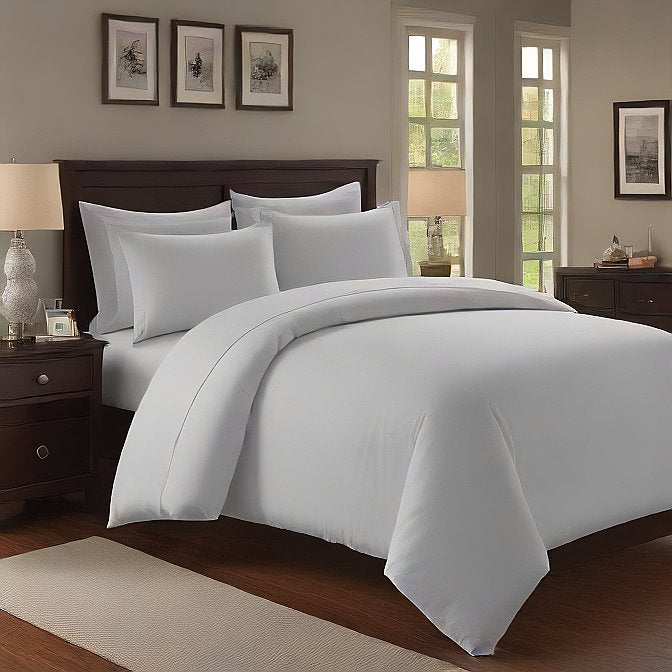 White Duvet Cover Set – 3 Piece 1000 TC Egyptian Cotton Bedding