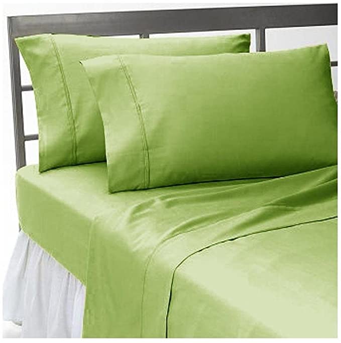 Shop for 1000TC Ivory Fitted Sheet Egyptian Cotton 34 Inch Pocket