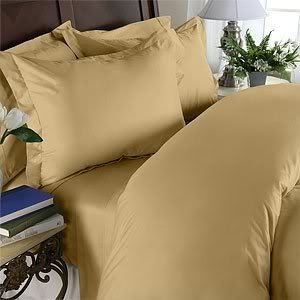 Buy 1000 Thread Count Gold Flat Sheet Pure Egyptian Cotton