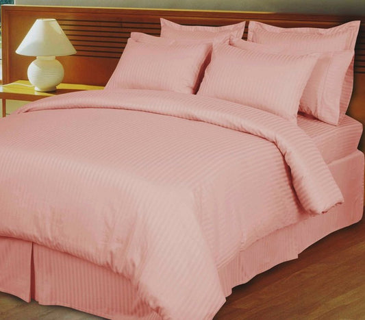 Shop 1000 Thread Count Pink Flat Sheet Pure Egyptian Cotton
