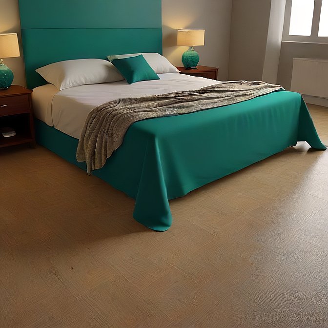 Split Corner Teal Color Bed Skirt 100% Pure Egyptian Cotton at EvaLinens.com