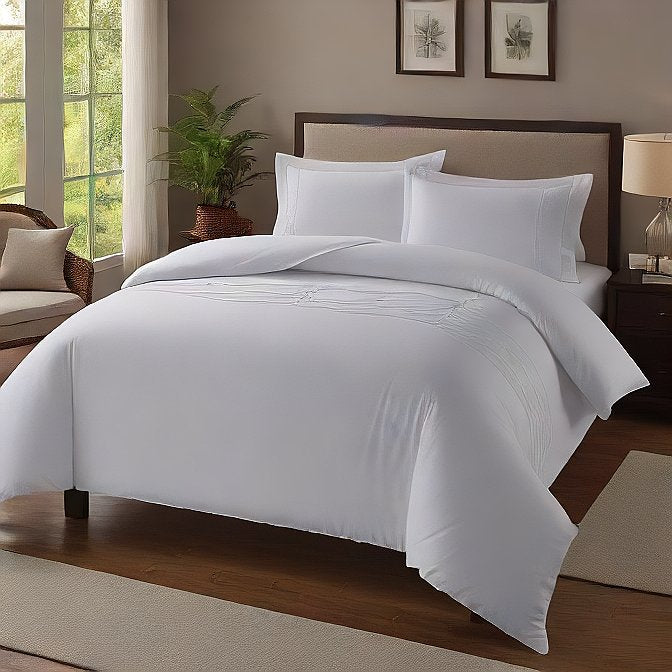 Classic White Duvet Set – 1000 TC Egyptian Cotton Comfort and Style