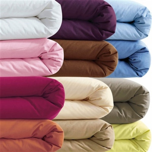 Ivory Color Fitted Sheet Egyptian Cotton 1000TC